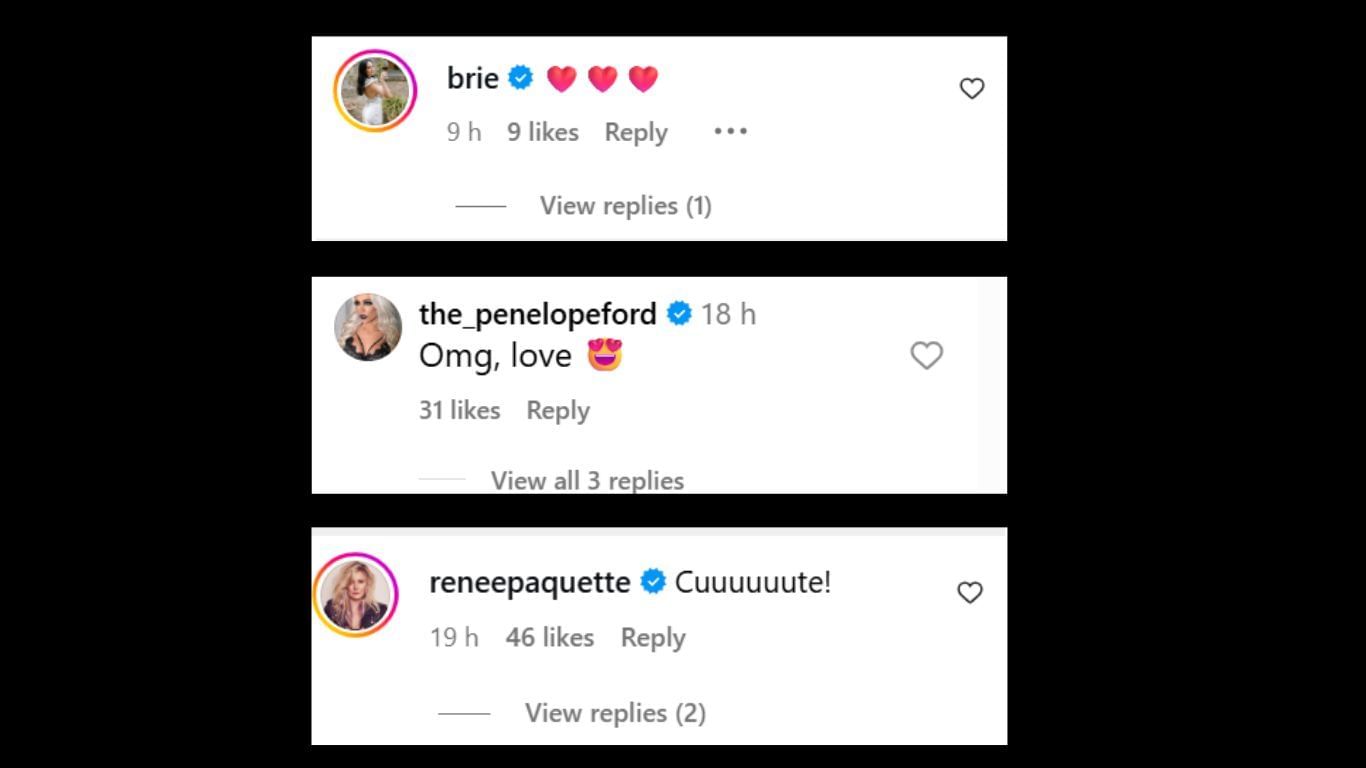 Star reactions to Baker&#039;s post [Image credit: Star&#039;s Instagram account]