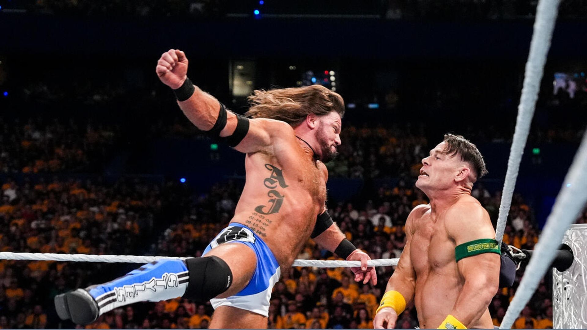 AJ Styles VS John Cena - Crown Jewel