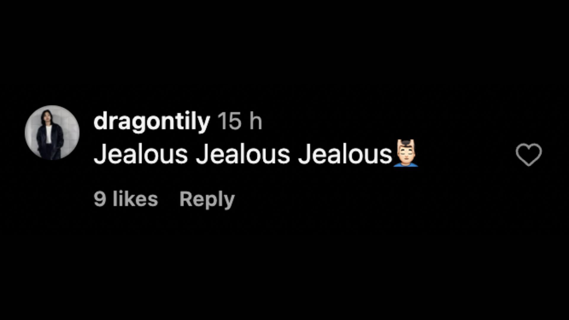 Fan reaction (Image via Instagram/@dragontily)