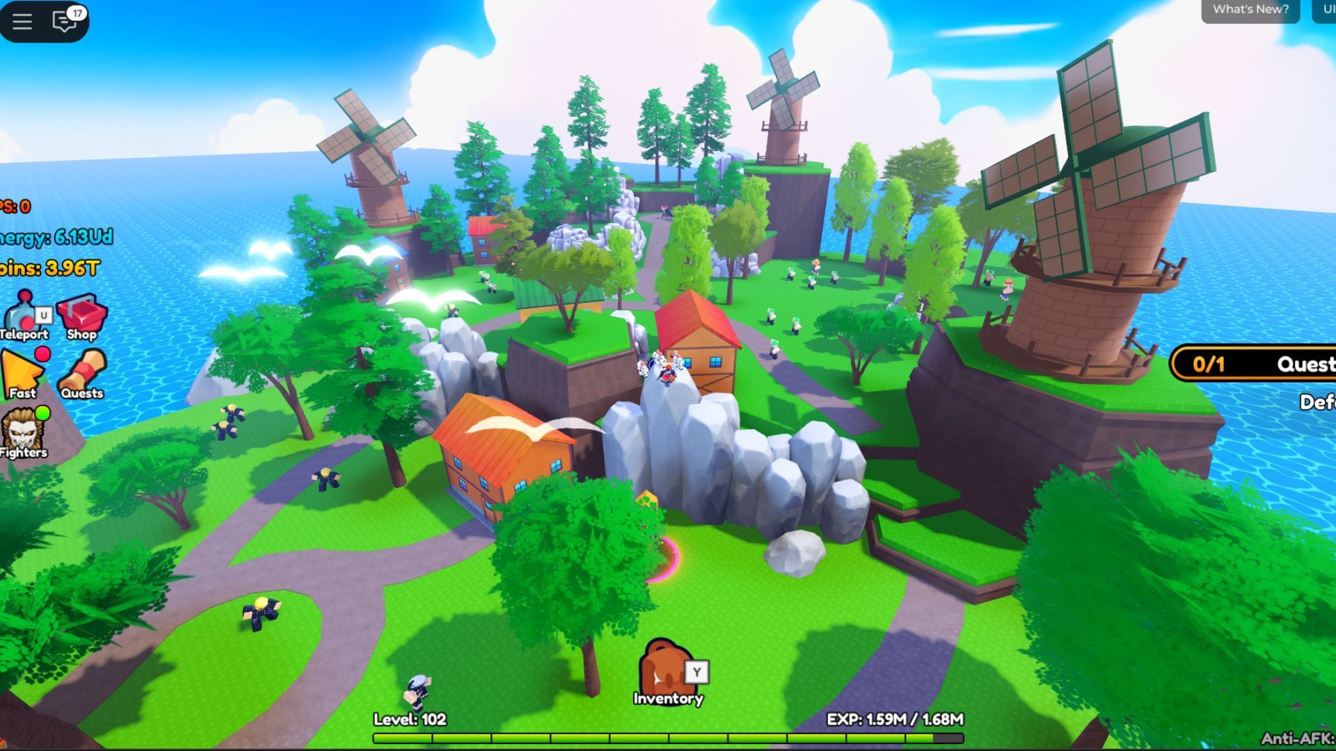There are a total of seven enemies players can defeat in World 2 (Image via Roblox)