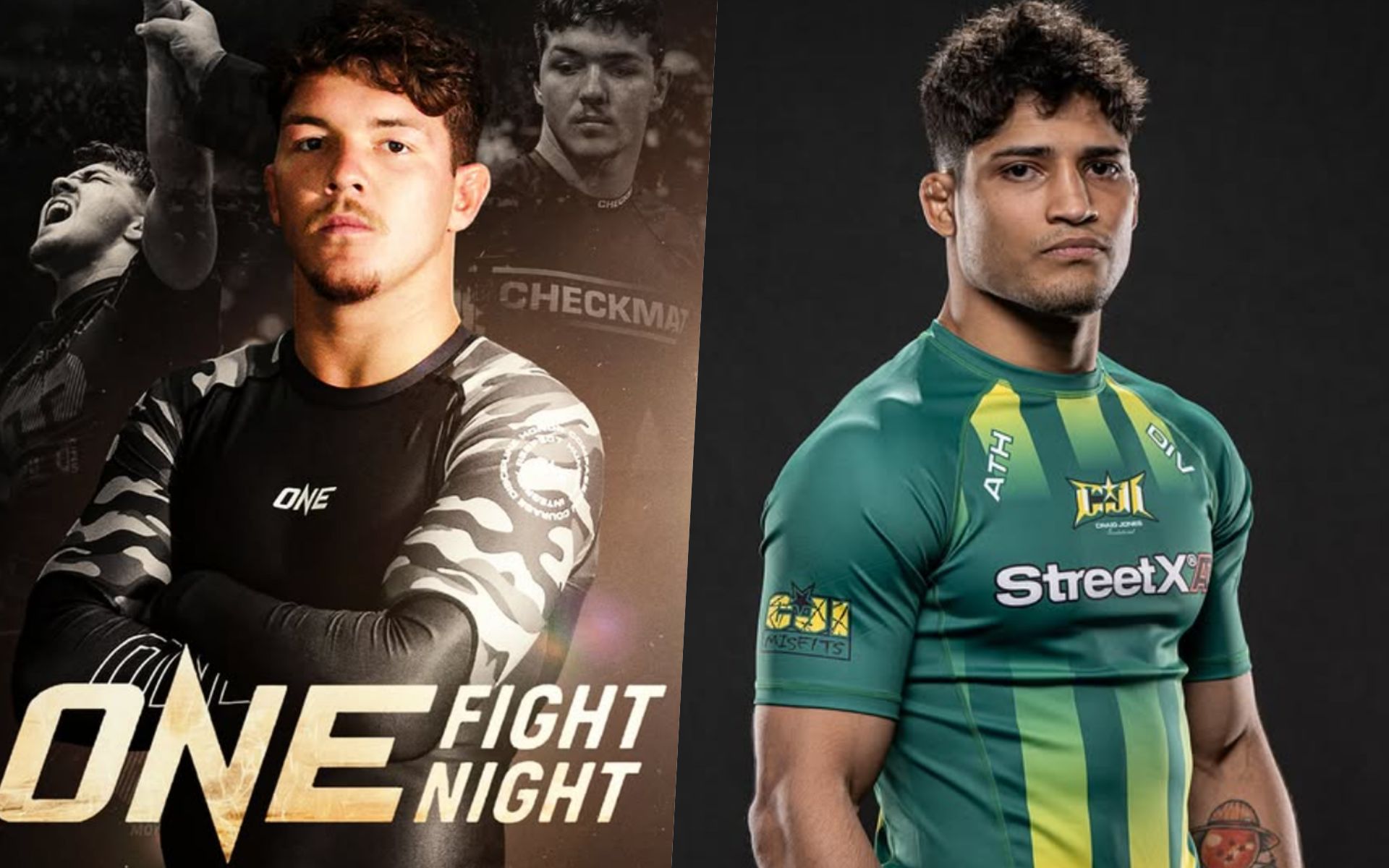 Eduardo Granzotto (L) vs Fabricio Andrey (R) | Photo credit: ONE Championship