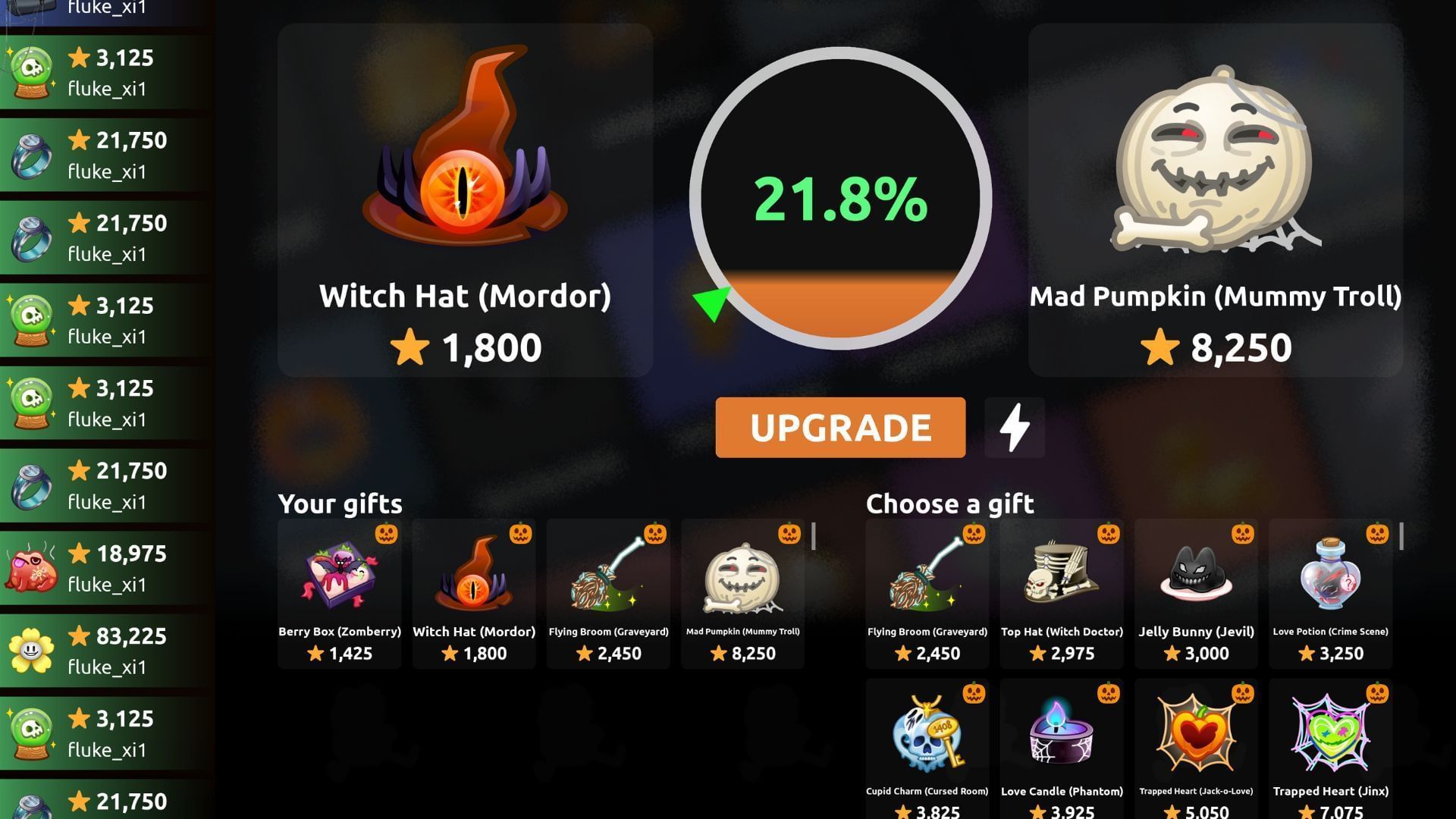 You can also fuse different NFTs to get rarer ones and earn more stars (Image via Roblox)