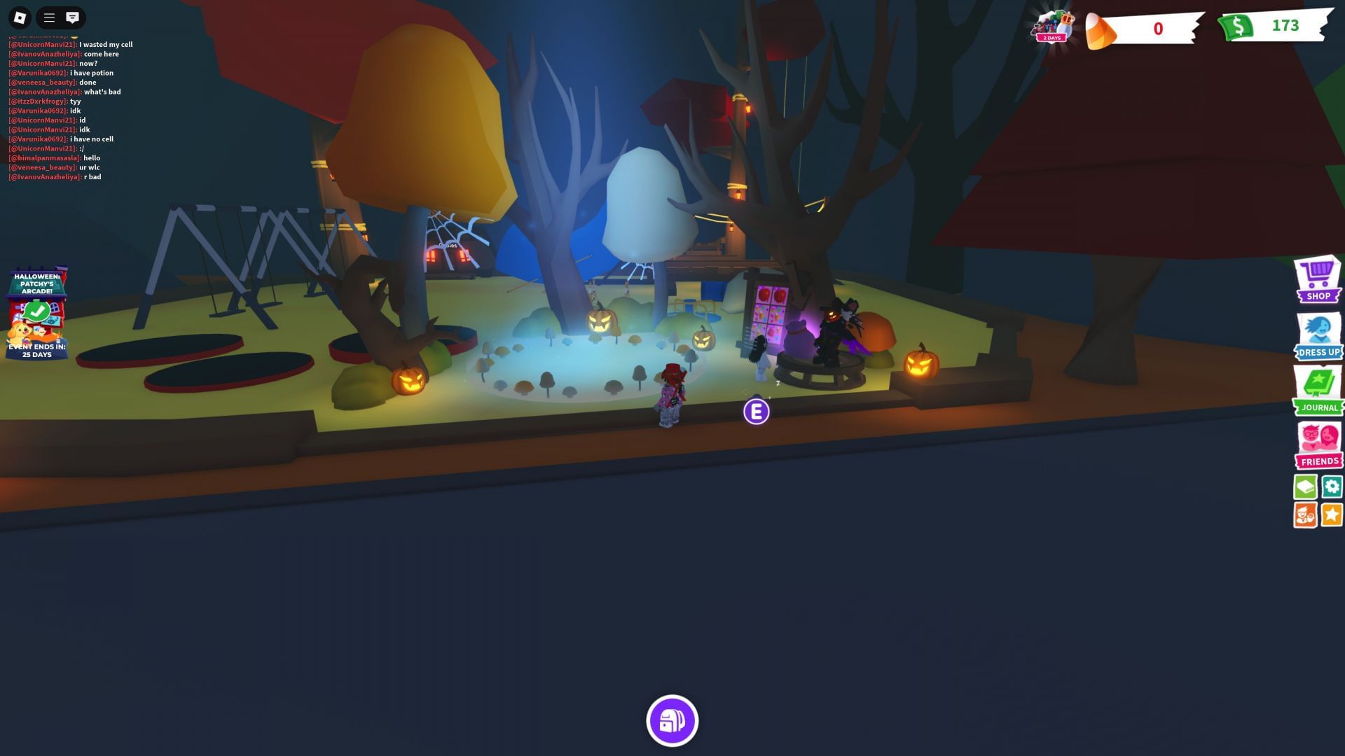 Kitty Bat will spawn near the Mushroom Pond at 17th and 47th minute of the hour (Image via Roblox)