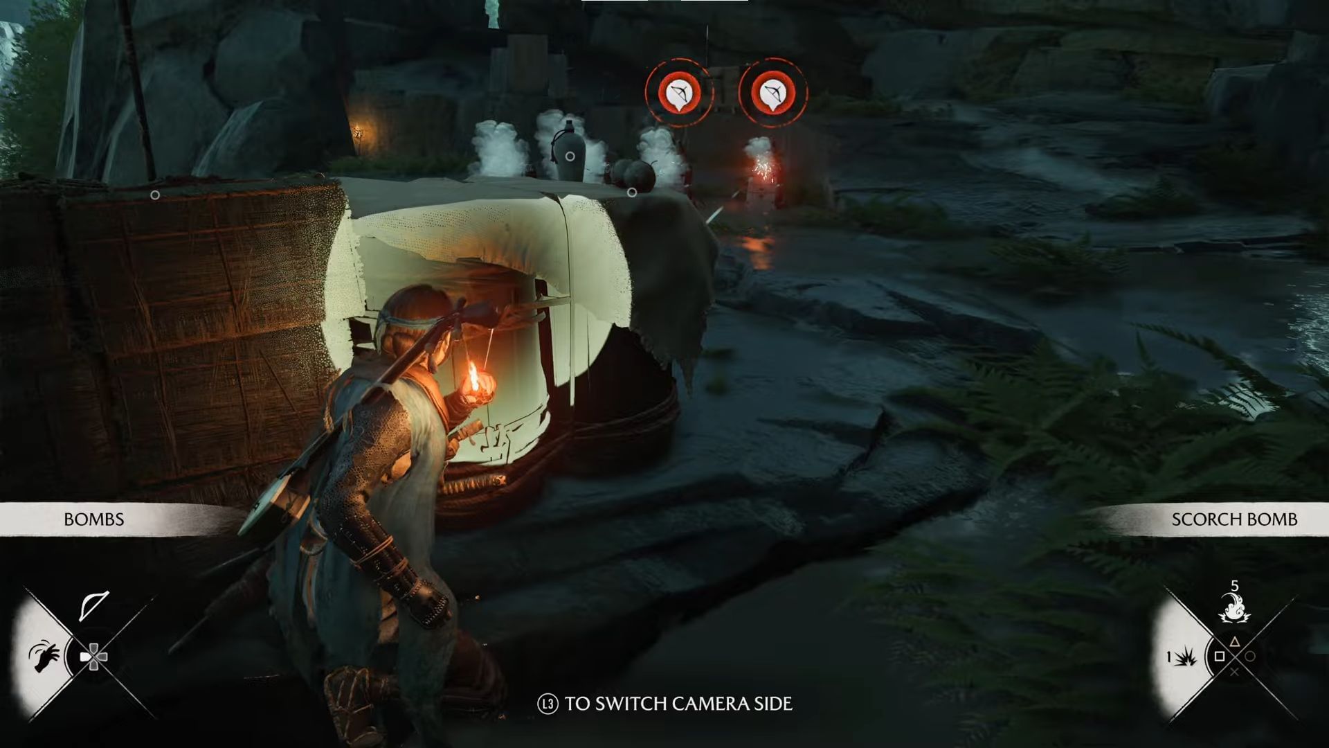 Take out the enemies in The Storm Breaks quest (Image via Sucker Punch || YouTube@Gamerack )
