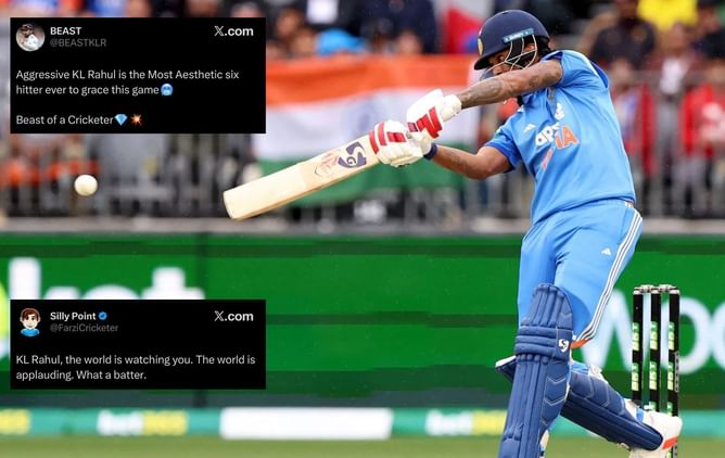 "The crisis man" - Fans laud KL Rahul's impactful knock in AUS vs IND 2025 1st ODI
