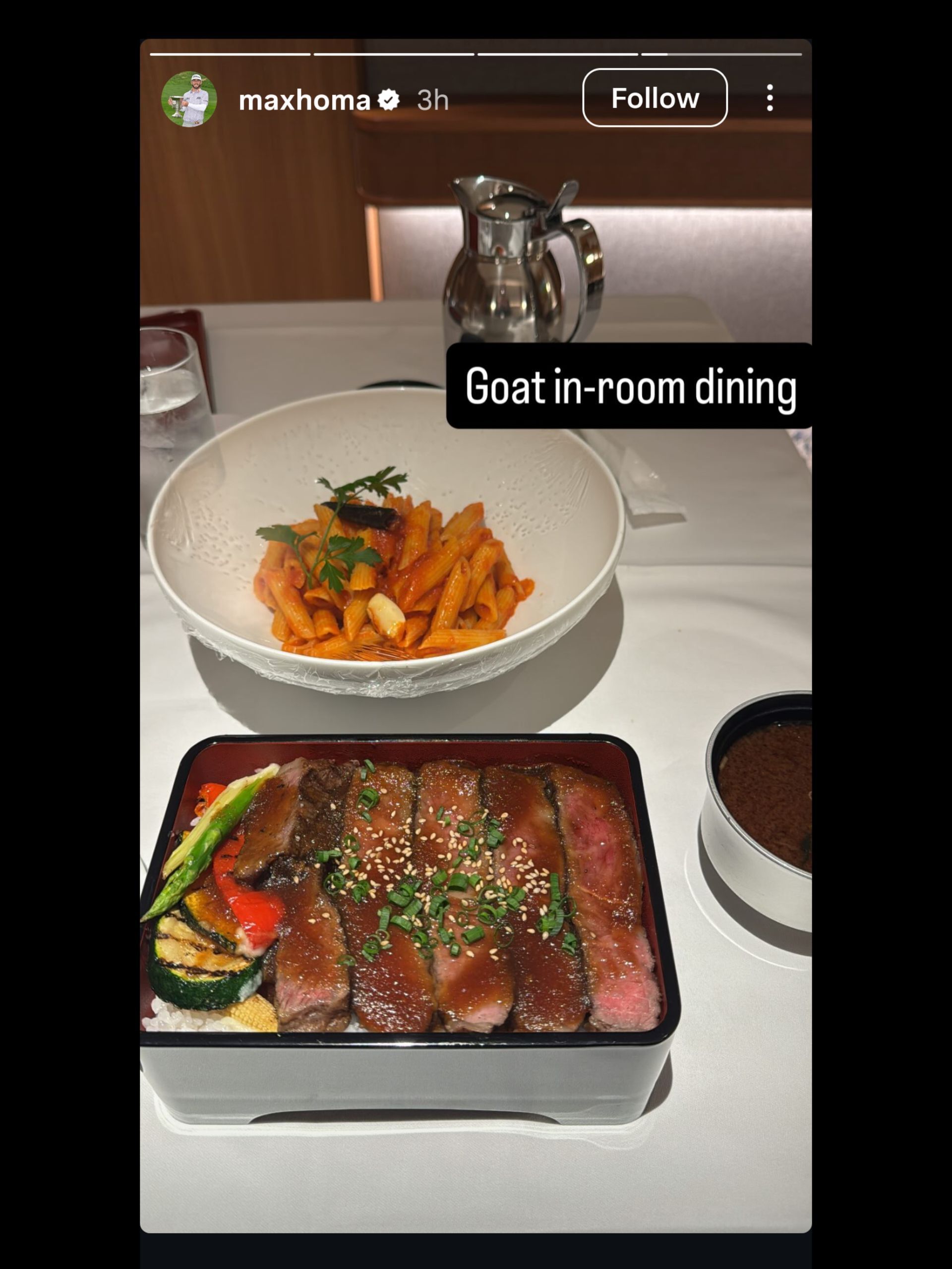 Screenshot from Homa&#039;s Instagram story / Source: @maxhoma on Instagram