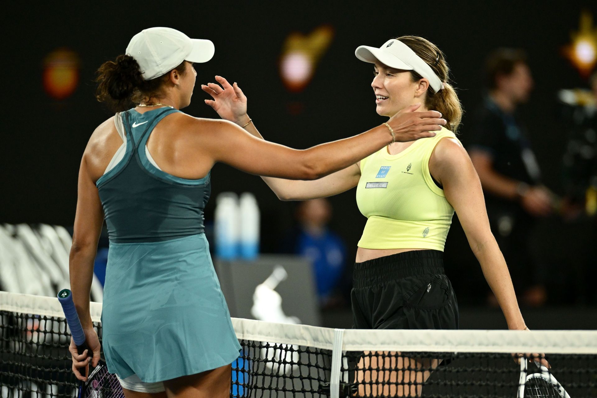 Keys and Collins at the 2025 Australian Open (Image Source: Getty)