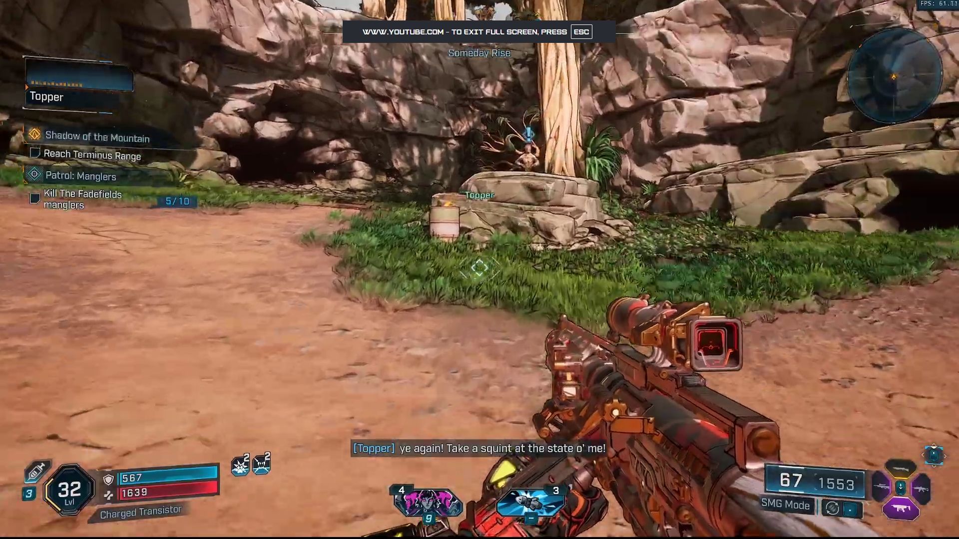 Topper can be found sitting under a white tree (Image via Youtube/@WoWQuest)
