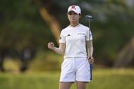Youmin Hwang takes the lead at the LOTTE Championship (Image Getty)
