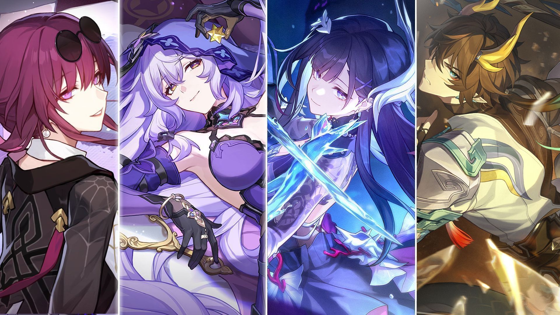 Kafka, Black Swan, Hysilens, Dan Heng Permansor Terrae (Image via HoYoverse)