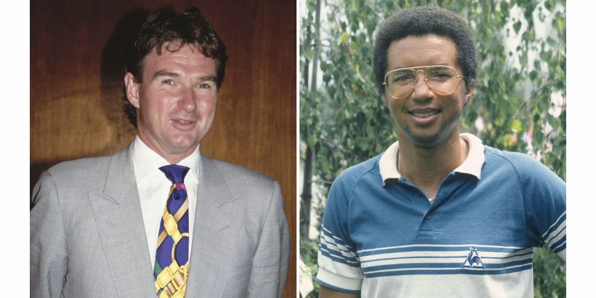 Jimmy Connors (L) and Arthur Ashe (R) (Image Source: Getty)