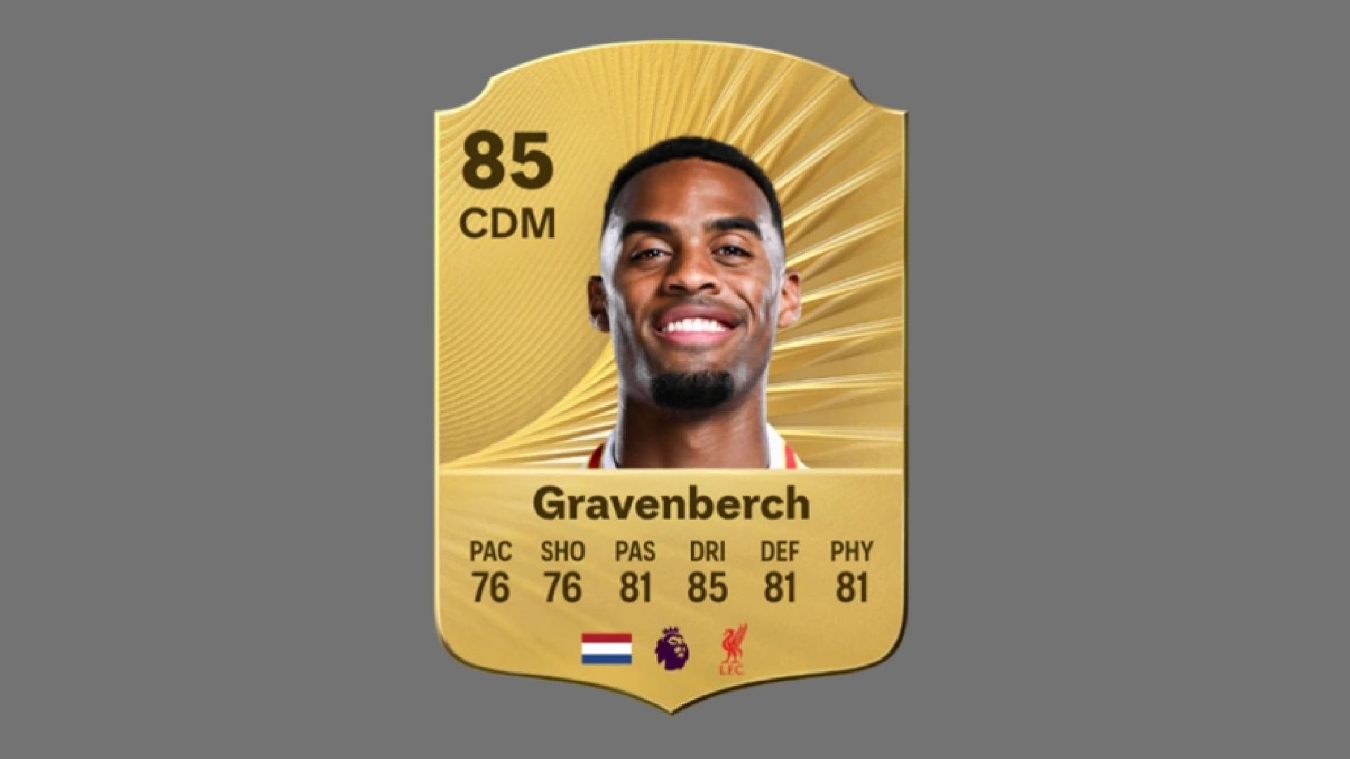 Ryan Gravenberch is a crucial part of the current Liverpool team (Image via EA Sports)