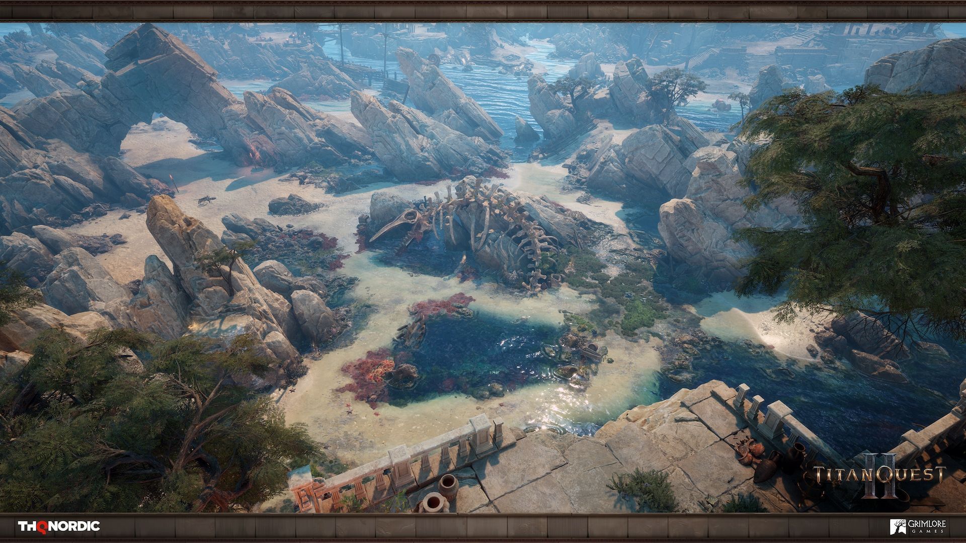 The Northern Beaches are treacherous but bountiful (Image via THQNordic)