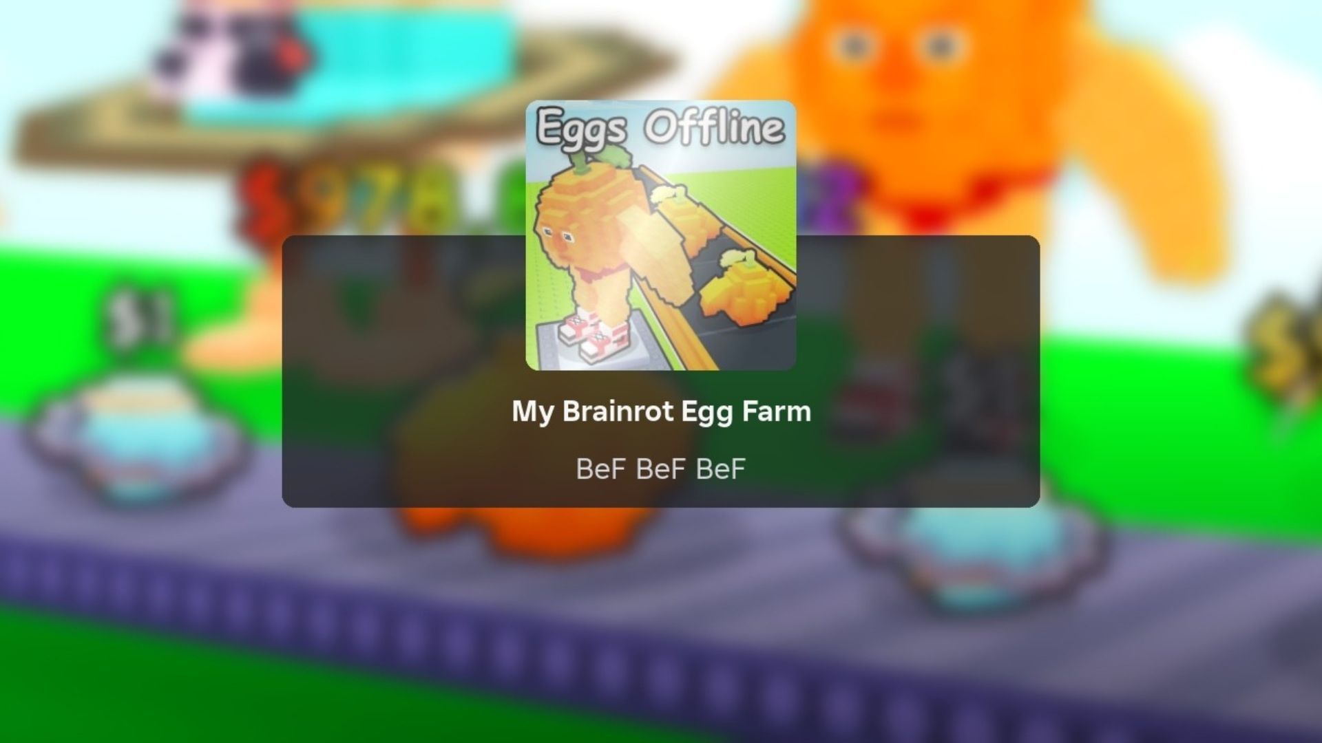 My Brainrot Egg Farm banner (Image via Roblox)