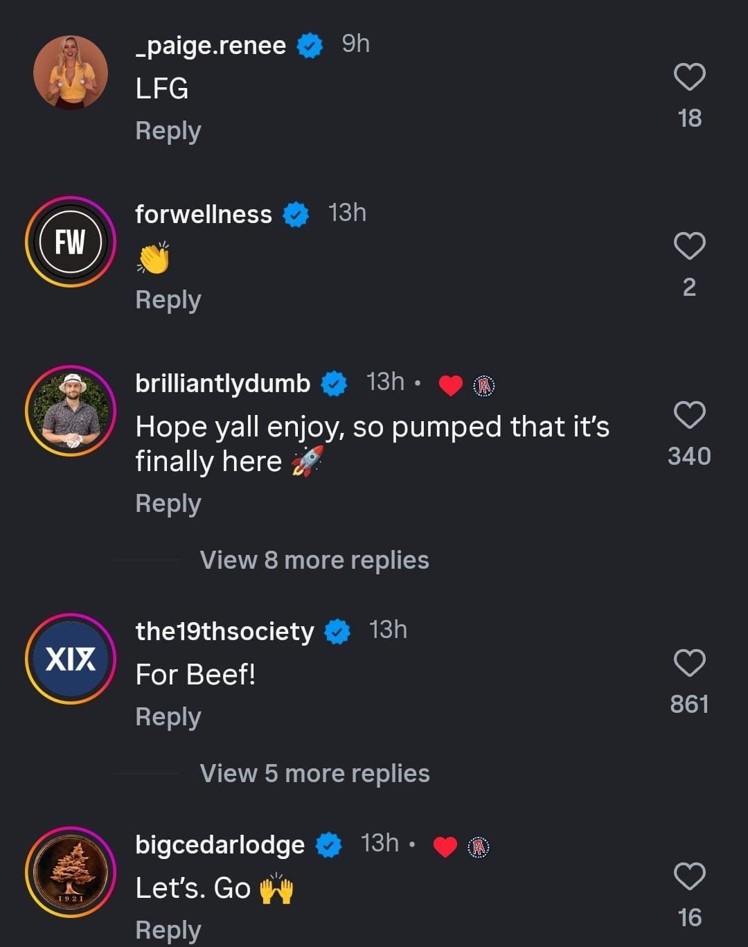 Paige Spiranac&#039;s comment (via Barstool Sports&#039; Instagram page)