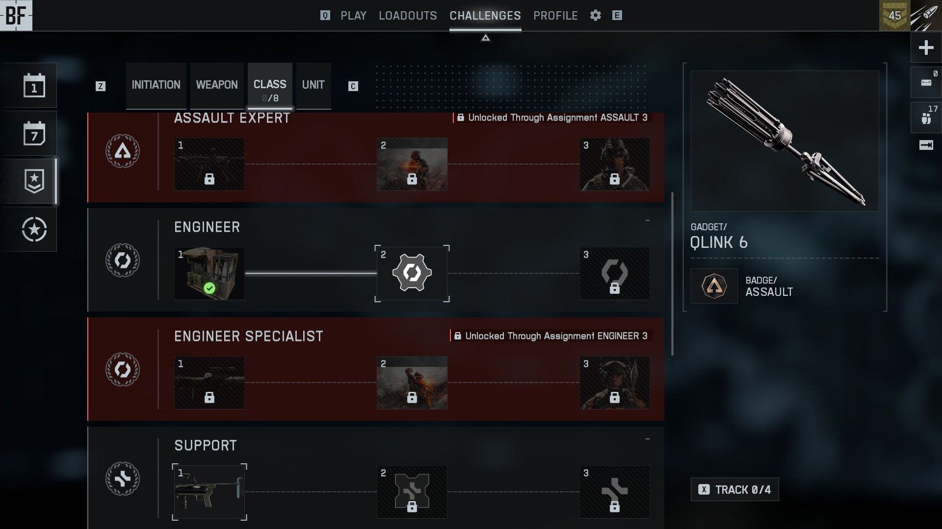 Engineer class assignments in EA&#039;s latest multiplayer shooter (Image via Sportskeeda Gaming | EA)