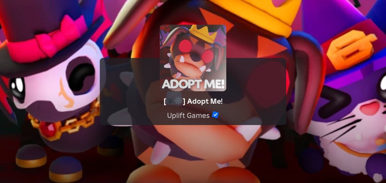 Adopt Me Game Banner (Image via Roblox)
