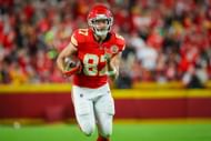 Travis Kelce at Washington Commanders v Kansas City Chiefs - NFL 2025 - Source: Getty