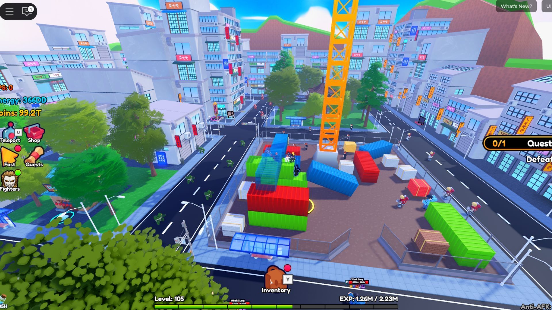 Solo Island is based on the anime Solo Leveling (Image via Roblox)