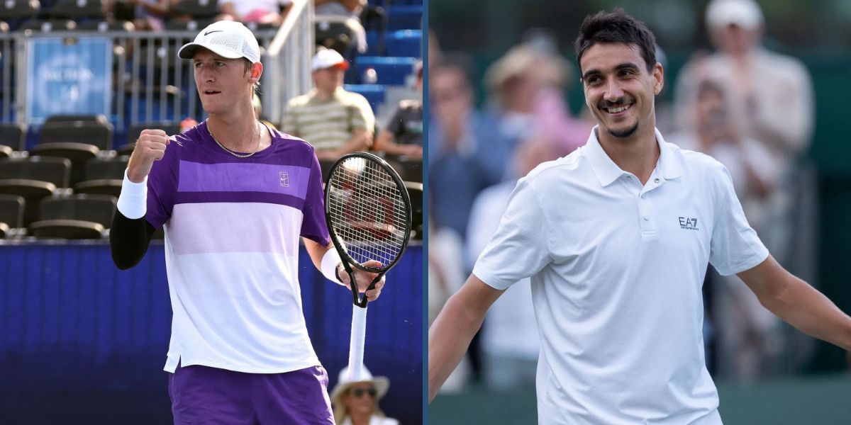 Sebastian Korda vs Lorenzo Sonego is one of the first-round matches at the Paris Masters 2025. (Photos: Getty)