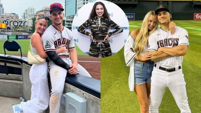 "Stunning" - Josh Naylor's wife Chantel reacts to Alek Thomas' fiancee Kailey McCaffrey's romantic photoshoot