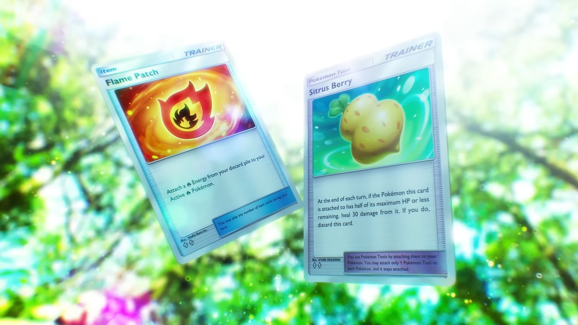 Pokemon Tools revealed in the set&#039;s announcement preview (Image via The Pokemon Company)