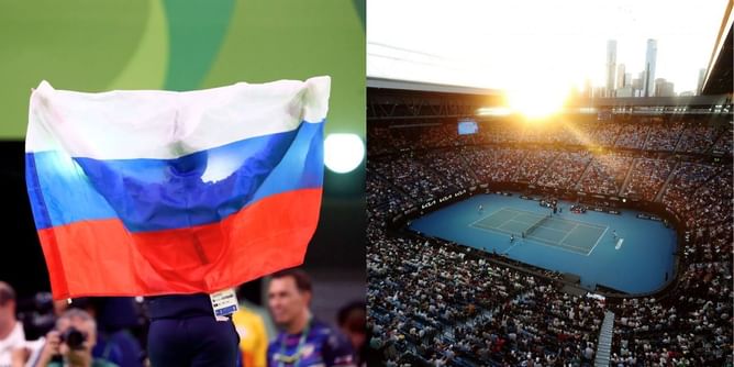 Controversy erupts as Russia flag prominently displayed despite WTA ban, fans forced to remove it after tennis officials intervene at Chennai Open