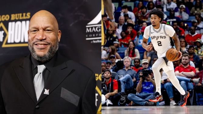 Dylan Harper's Dad Ron Harper Beams With Pride Over Spurs Rookie's Historic Night in Win Against Nets