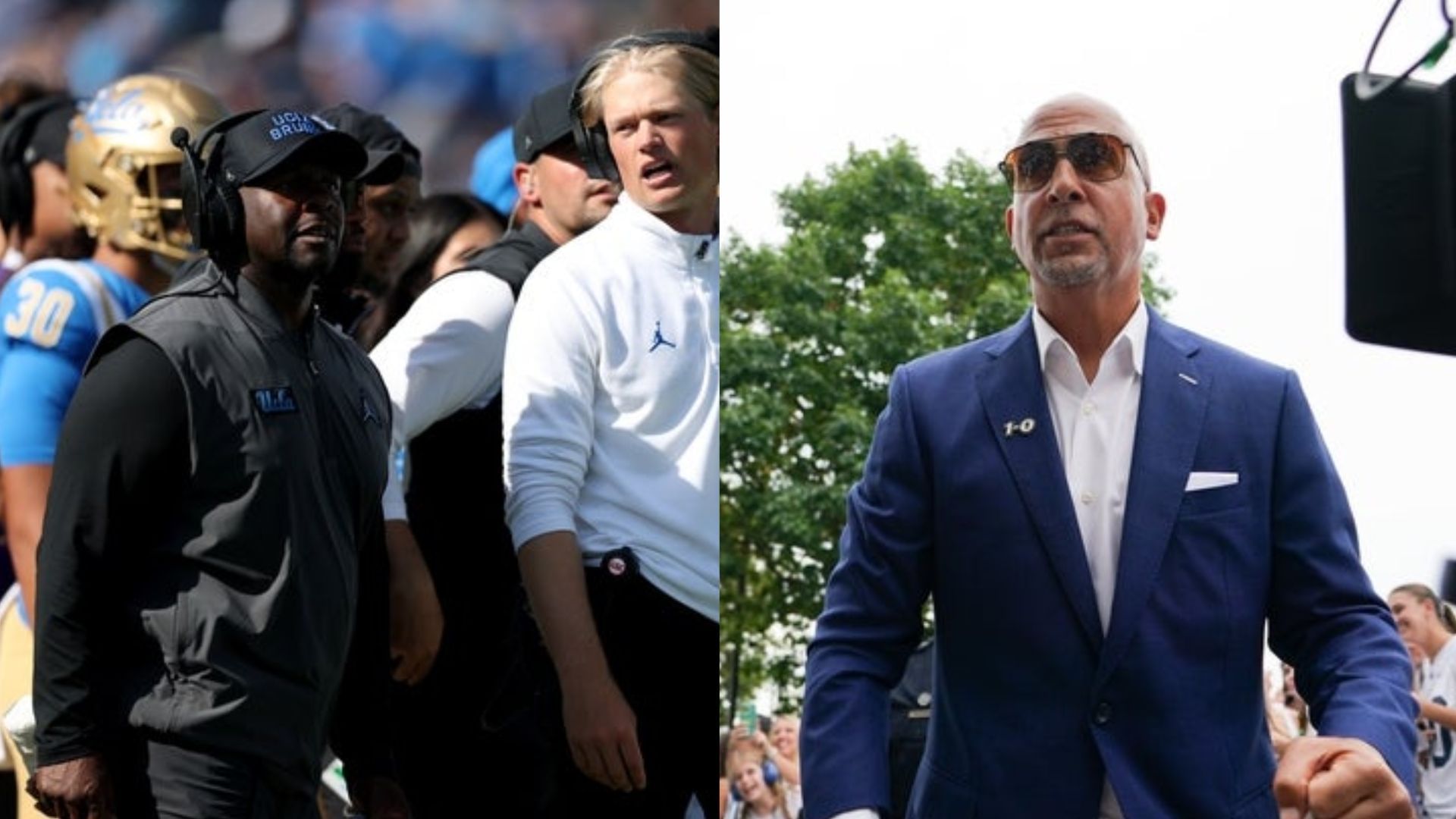 Coaches Tim Skipper and James Franklin