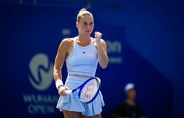 PICTURES: Marta Kostyuk poses in burgundy bikini as she shows off stunning views from Maldives getaway
