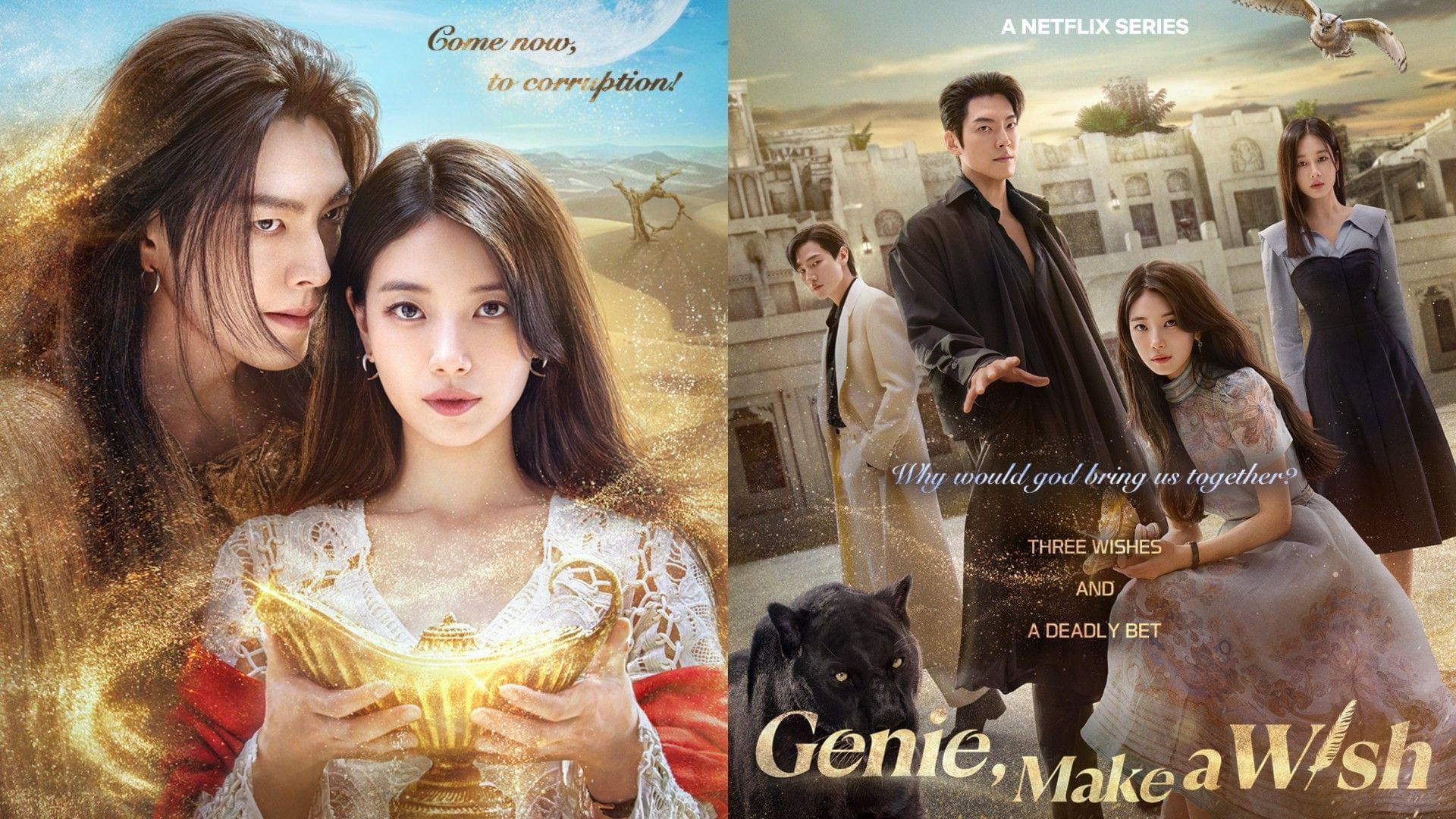 Posters of Genie, Make A Wish (Image via X/@NetflixKR)