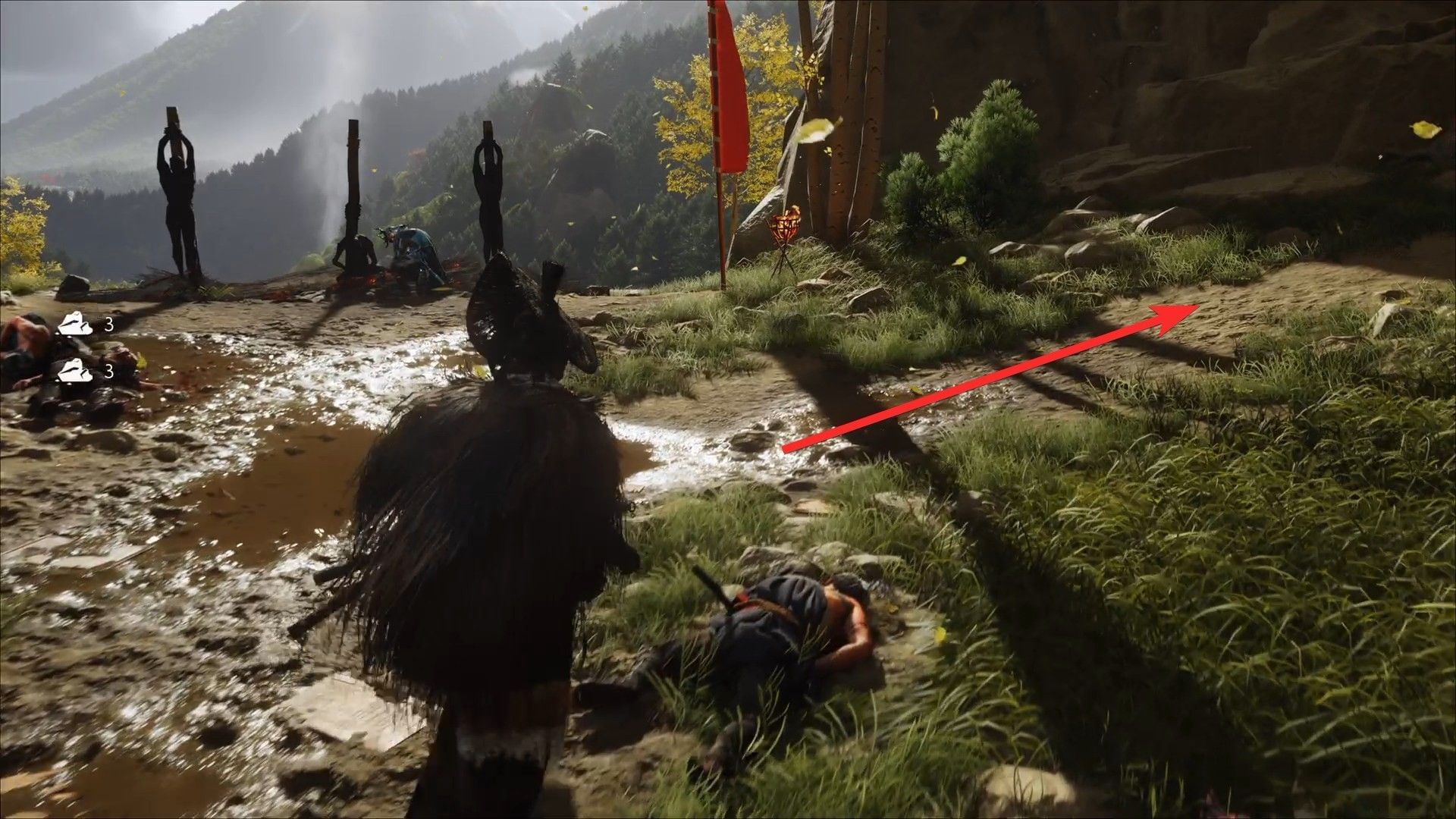 Take this road (Image via Sportskeeda Gaming || Sucker Punch)
