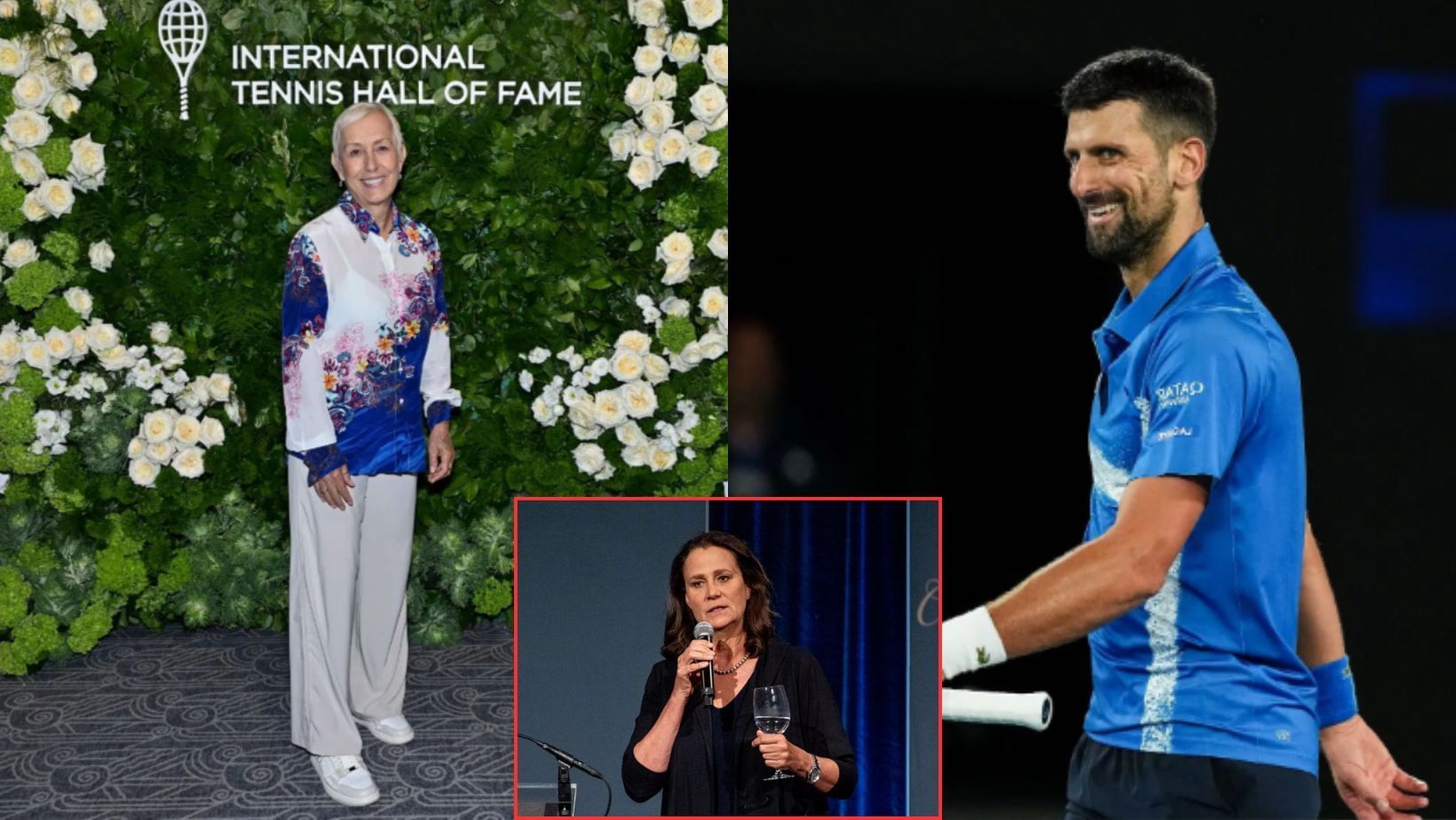 Pam Shiver draws comparisons between Novak Djokovic and Martina Navratilova (Image Source: Getty)