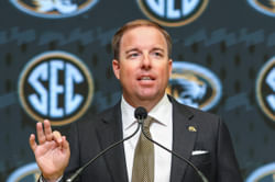 "I didn't shave my chest today": Eliah Drinkwitz takes hilarious swipe at shirtless trend minutes before Alabama vs Missouri faceoff