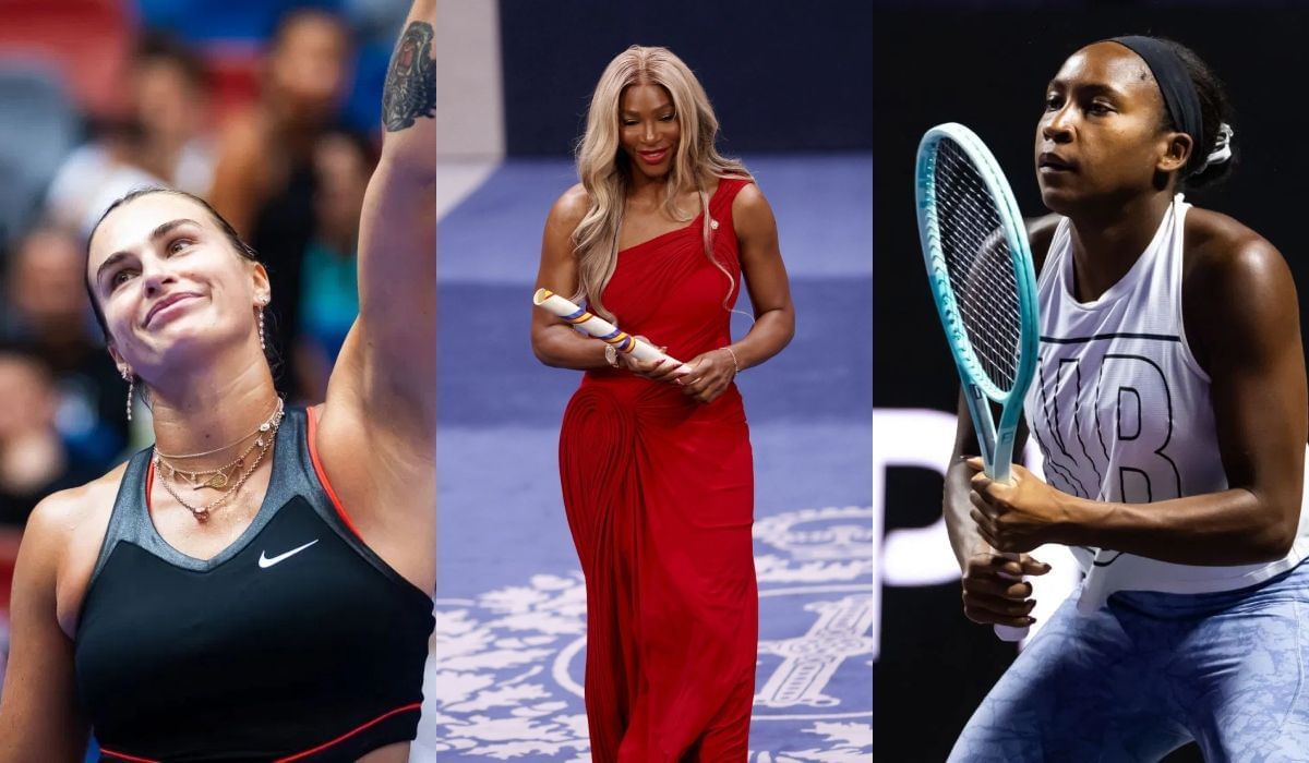 Aryna Sabalenka, Serena Williams, and Coco Gauff - Source: Getty