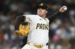 Adrian Morejon reacts as wife Melany crushes poolside workout routine in bikini