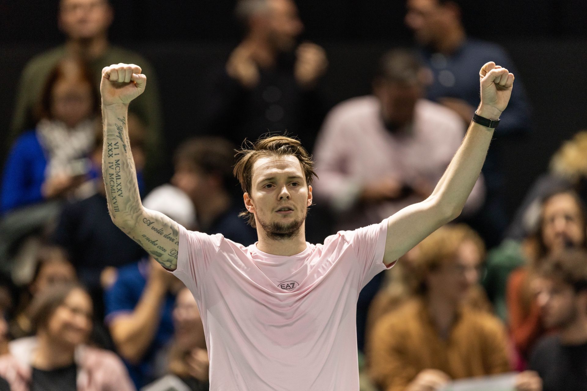 Alexander Bublik at the Paris Masters 2025 - Source: Getty