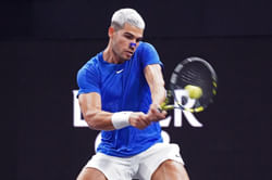 "Carlos Alcaraz looks like he's being held hostage" - Fans in disbelief over Spaniard's 'awkward' promotion for Six Kings Slam in Riyadh