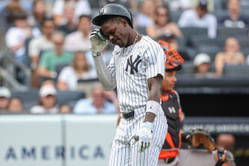 “Jazz Chisholm Jr. is so disgusted” - Fans react as Yankees 2B snubs camera after being left off roster in Game 1 loss to Red Sox