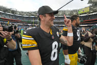 Aaron Rodgers at NFL: Dublin Game-Minnesota Vikings at Pittsburgh Steelers - Source: Imagn