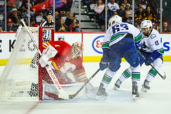 "Give Wolf an all expenses paid trip to Cabo, and tank for McKenna": CGY fans dejected after Canucks' 8-1 beatdown of Flames