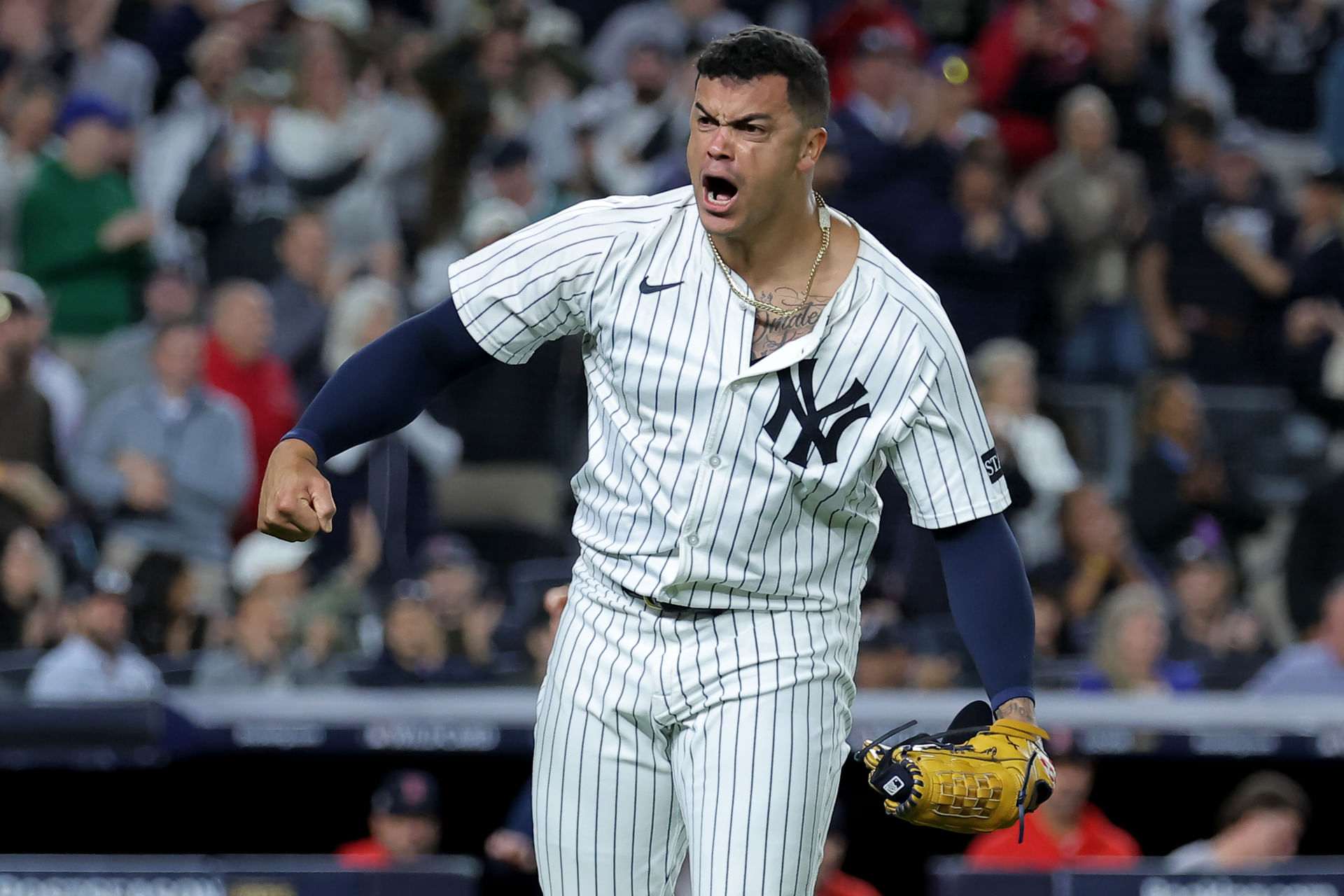 MLB: Wildcard-Boston Red Sox at New York Yankees - Source: Imagn