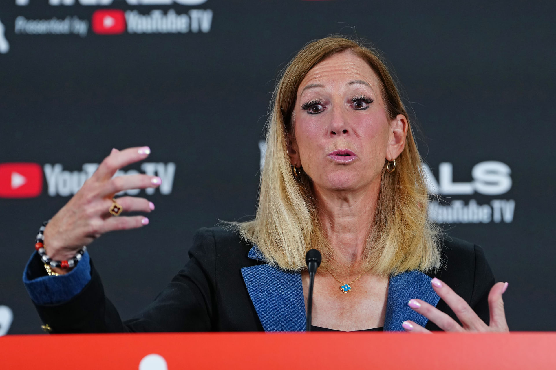 What did Cathy Engelbert say in response to Napheesa Collier? (Photo: IMAGN)