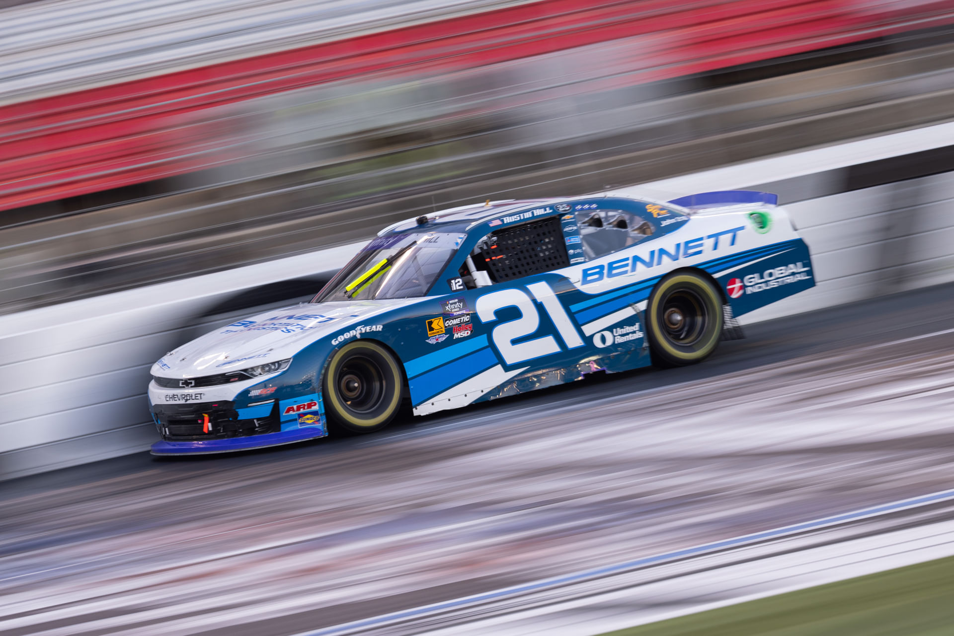 Austin Hill drives the #21 Chevrolet Camaro for Richard Childress Racing - Source: Imagn