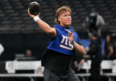 Jaxson Dart gives clear verdict on availability in Giants vs. Eagles Week 6 game amid hamstring injury scare