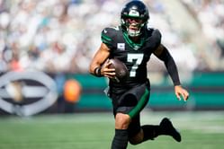 "Don't think that's a credible stat": Justin Fields sounds off after being called out for his average time to throw