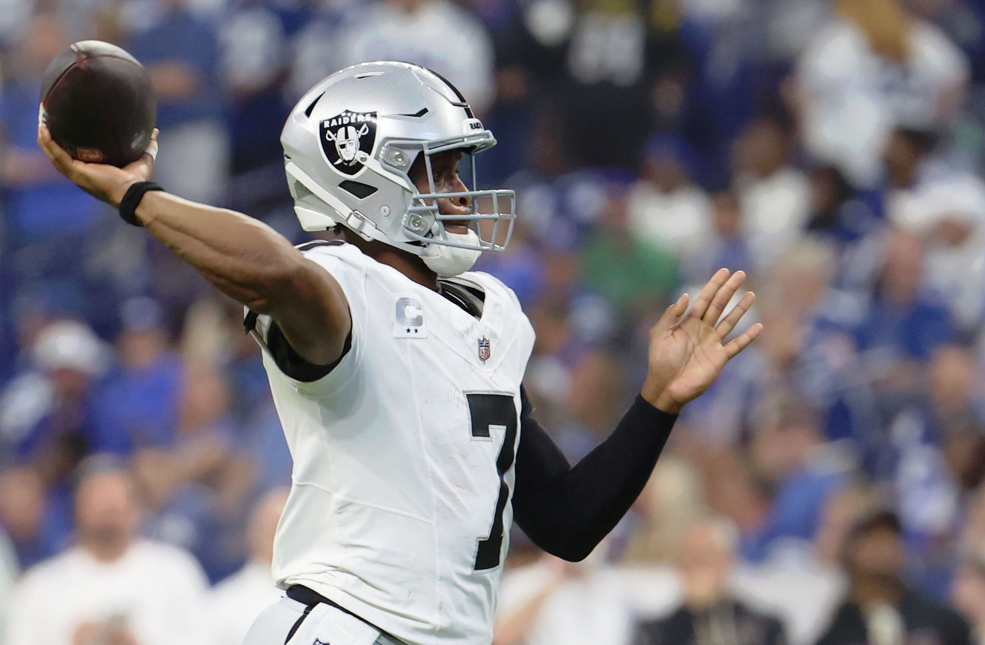 NFL: Las Vegas Raiders QB Geno Smith - Source: Imagn
