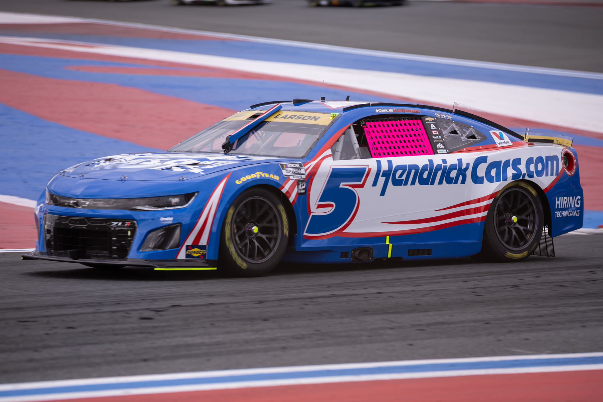 Kyle Larson #5 Chevrolet - NASCAR: Bank of America ROVAL 400 - Source: Imagn