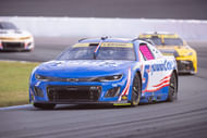 Kyle Larson driving the No. 5 Chevrolet for Hendrick Motorsports at the 2025 Bank of America ROVAL 400 - Source: Imagn