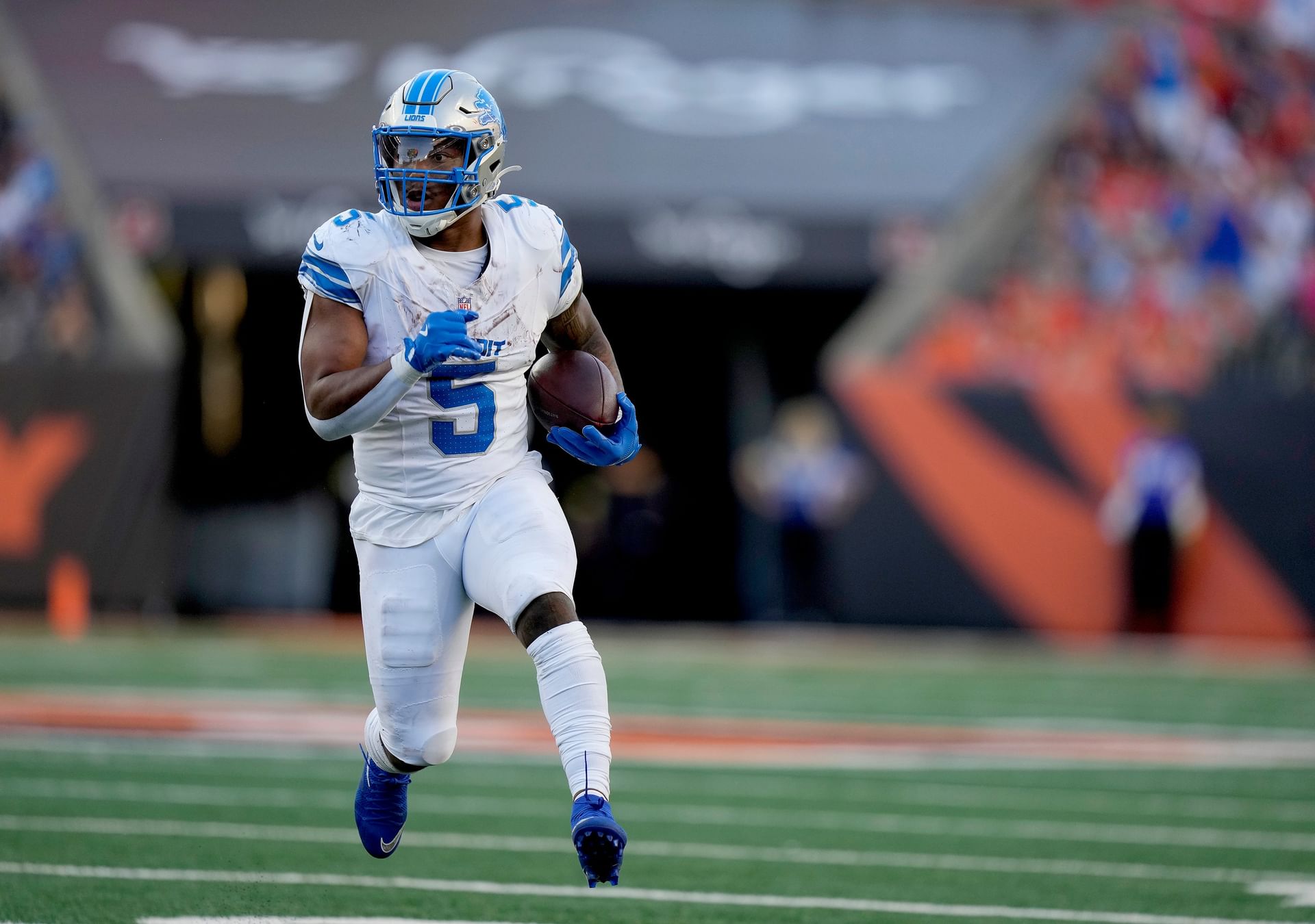 Detroit Lions RB David Montgomery - Zdroj: Imagn